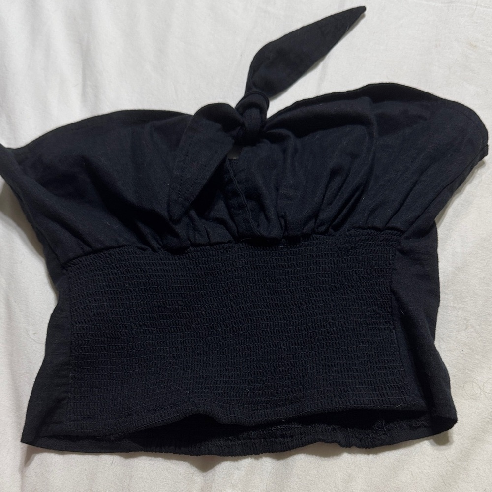Brandy Melville Black Crop Top